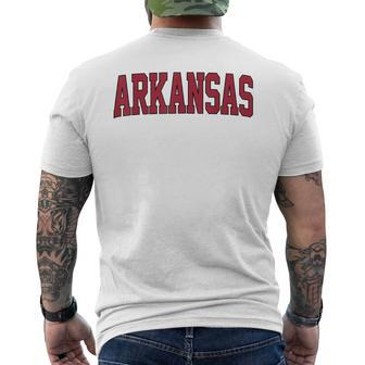 Retro Arkansas Vintage Arkansas Lovers Classic Men's T-shirt Back Print - Thegiftio UK