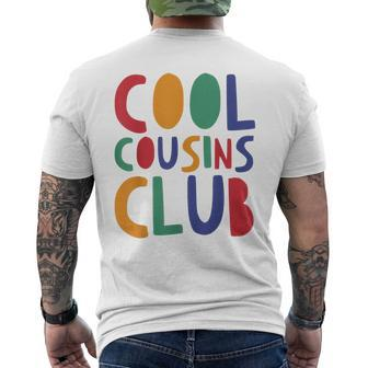 Retro Cool Cousin Club Cousin Squad Crew Matching Family Men's T-shirt Back Print - Monsterry CA