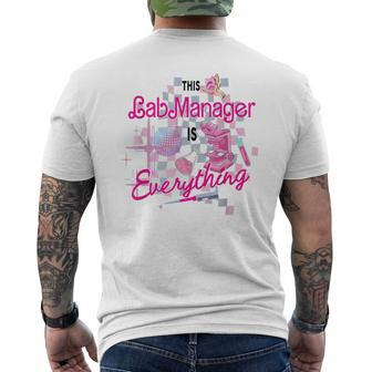 Retro This Lab Manager Is Everything Lab Week 2024 Men's T-shirt Back Print - Monsterry DE