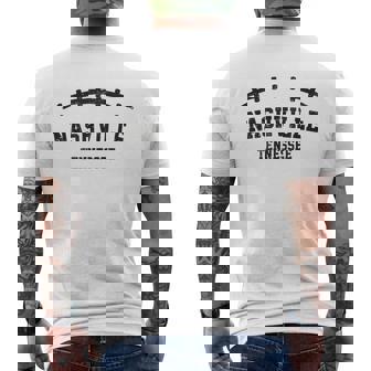 Retro Nashville Tennessee Camiseta Hombre Estampado Espalda - Regaloses