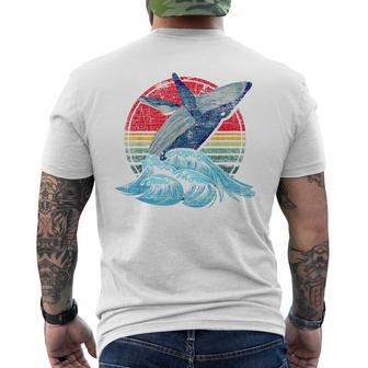 Retro Whale T-Shirt mit Rückendruck - Geschenkecke