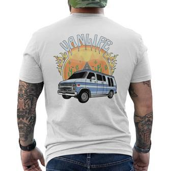 Road Trip For Van Camping Vanlife Fans Men's T-shirt Back Print - Monsterry