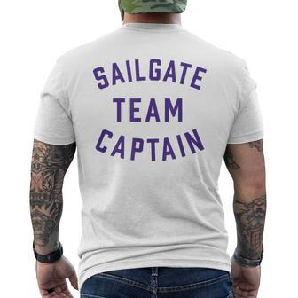 Sailgate Captain Washington Men's T-shirt Back Print | Mazezy AU