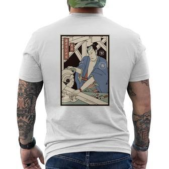 Samurai Carpenter Mens Back Print T-shirt - Seseable