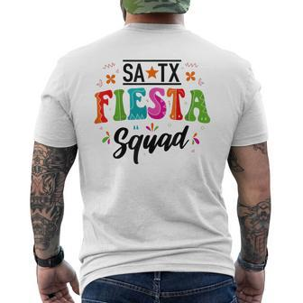 San Antonio Fiesta Cinco De Mayo Fiesta Squad Texas Matching Men's T-shirt Back Print - Thegiftio UK