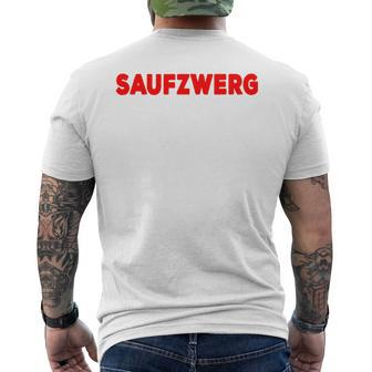 Saufzwerg Green T-Shirt mit Rückendruck - Seseable