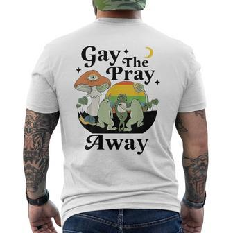 Say Gay Gay Equality Pride Month Men's T-shirt Back Print - Seseable