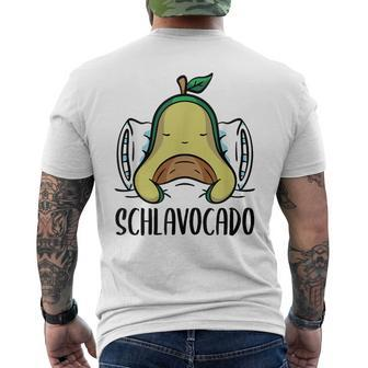 Schlavocado Pyjamas Avocado T-Shirt mit Rückendruck - Seseable