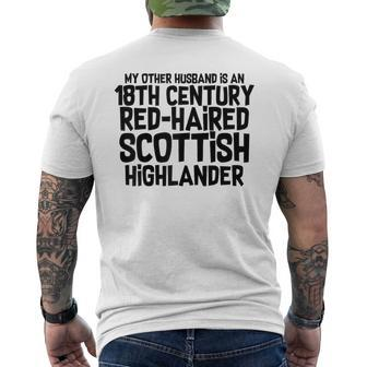 Scottish Other Husband Outlander Men's T-shirt Back Print - Thegiftio UK