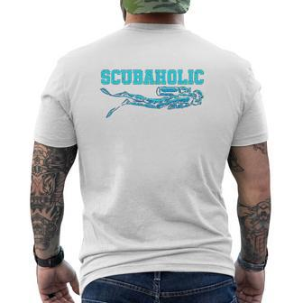Scuba Diving Diver Dive V2 Mens Back Print T-shirt - Thegiftio UK