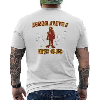 Scuba Steve's Dive Club Mens Back Print T-shirt - Thegiftio UK