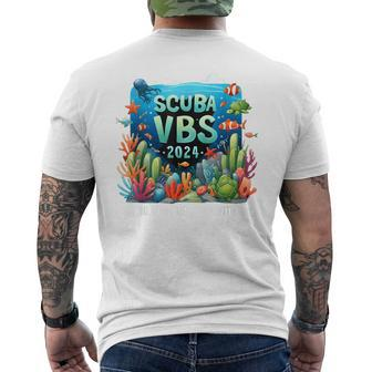 Scuba Vbs 2024 Diving Into Friendship Vacation Bible School Men's T-shirt Back Print - Monsterry UK