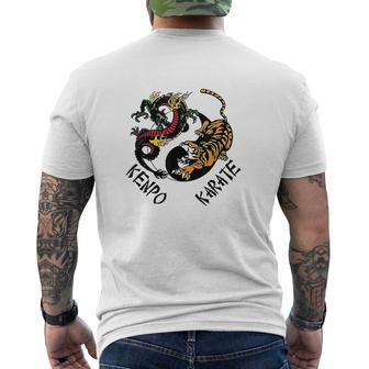 Self Defence Kenpo Karate Martial Arts Mens Back Print T-shirt - Thegiftio UK