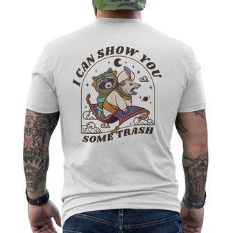 I Can Show You Some Trash Raccoon Possum Raccoon Men's T-shirt Back Print - Thegiftio UK