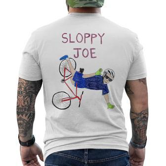 Sloppy Joe Running The Country Is Like Riding A Bike Men's T-shirt Back Print - Monsterry