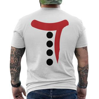 Snowman Frosty Cold Men's T-shirt Back Print - Monsterry
