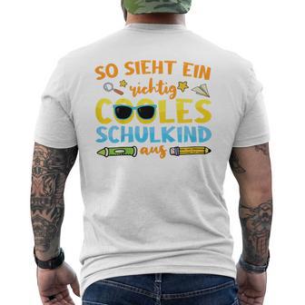 So Sieht Ein Richtig Cooles Schulkind Kurzärmliges Herren-T-Kurzärmliges Herren-T-Shirt, Spaßiges Design - Seseable