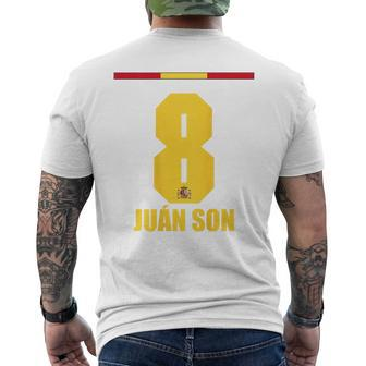 Spain Sauf Jersey Juan Son Saufnamen T-Shirt mit Rückendruck - Seseable