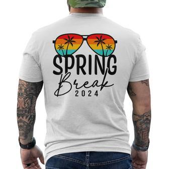 Spring Break 2024 Beach Week Group Summer Vacation Matching Men's T-shirt Back Print - Thegiftio