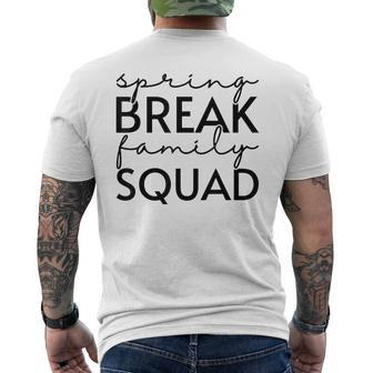 Spring Break Family Squad Matching Vacation Beach Trip Girls Men's T-shirt Back Print - Seseable
