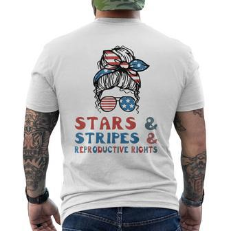 Stars Stripes Reproductive Rights Patriotic 4Th Of July V9 Mens Back Print T-shirt - Thegiftio