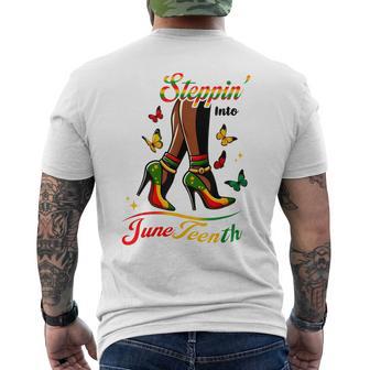 Stepping Into Junenth Men's T-shirt Back Print - Monsterry CA