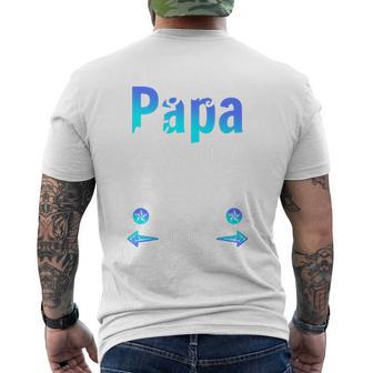 Stiefpapa Outfit Stiefvater Bonus Papa Spruch T-Shirt mit Rückendruck - Geschenkecke