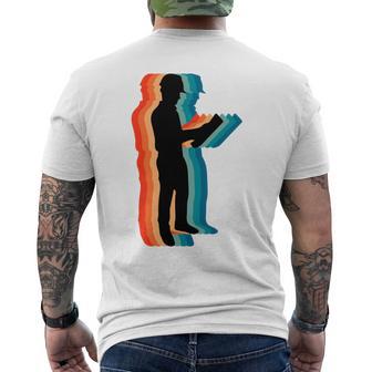 Stolzer Ingenieur Papa Retrointage Ingenieur Papa T-Shirt mit Rückendruck - Geschenkecke