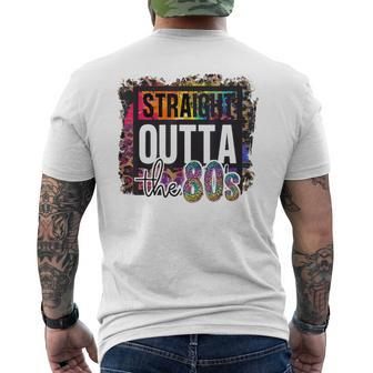 Straight Outta The 80S I Love The 80'S Totally Rad Eighties Men's T-shirt Back Print - Seseable