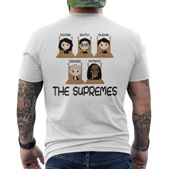 The Supremes Ketanji Brown Jackson Rbg Sotomayor Cute Men's T-shirt Back Print - Monsterry DE