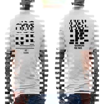 T-shirt imprimé au dos Choose Life Design Inspirant et Positif pour Motivation - Cadeauxyz