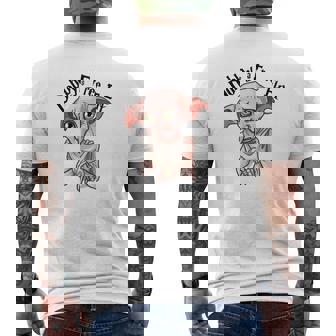 T-shirt imprimé au dos Dobby est un Elfe Libre, Illustration Harry Potter - Cadeauxyz