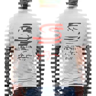 T-shirt imprimé au dos imprimé au dos Ayrton Senna Hommage, Tee Graphique Course Formule 1 - Cadeauxyz