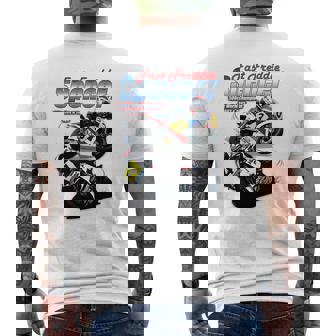 T-shirt imprimé au dos imprimé au dos Motard en Action, Passion Moto de Course - Cadeauxyz