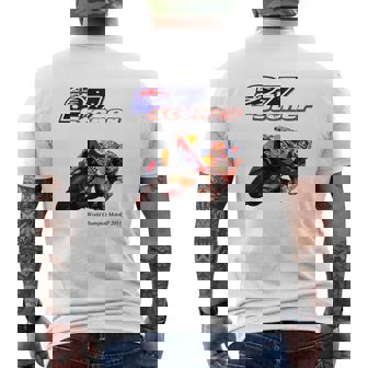 T-shirt imprimé au dos imprimé au dos MotoGP Stoner Champion du Monde 2011, Tee Graphique pour Fans - Cadeauxyz