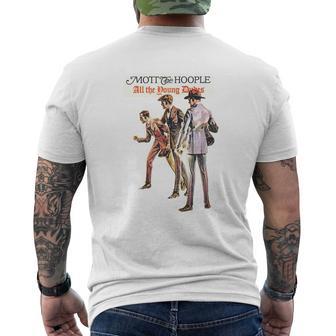 T-shirt imprimé au dos imprimé au dos Mott The Hoople All The Young Dudes, Tee Musique Rock - Cadeauxyz