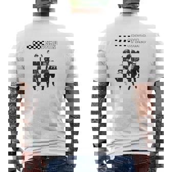 T-shirt imprimé au dos SPECIALS Style Ska, Graphique Musique Noir et Blanc - Cadeauxyz