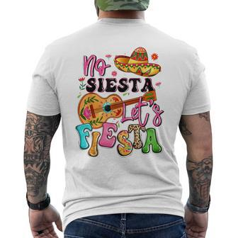 Taco Cinco 5 De Mayo No Siesta Let Fiesta Guitar Kid Toddler Men's T-shirt Back Print - Thegiftio UK