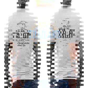Tailandia Estilo Retrointage Tailandia Camiseta Hombre Estampado Espalda - Regaloses