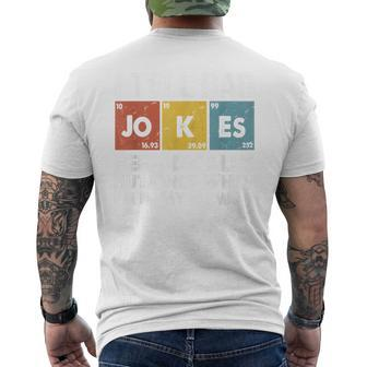 I Tell Dad Jokes Periodically Men's T-shirt Back Print - Monsterry