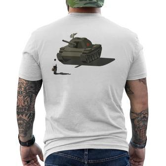 Tiananmen Square Tank Man Democracy Protest Men's T-shirt Back Print - Thegiftio UK