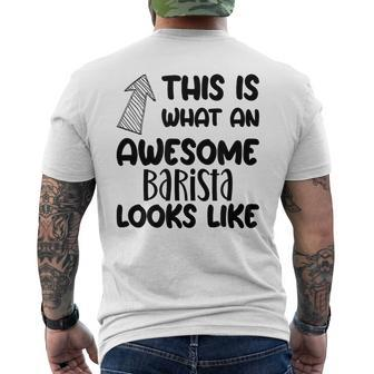 Toller Barista Lustiger Beruf T-Shirt mit Rückendruck - Seseable