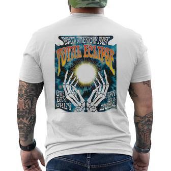 Total Eclipse 2024 Retro North American Concert Tour Men's T-shirt Back Print - Monsterry CA