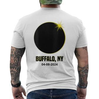Total Solar Eclipse Buffalo 2024 New York Buffalo Eclipse Men's T-shirt Back Print - Thegiftio UK