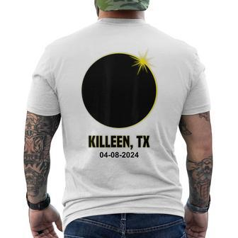 Total Solar Eclipse Killeen 2024 Texas Killeen Eclipse Men's T-shirt Back Print | Mazezy
