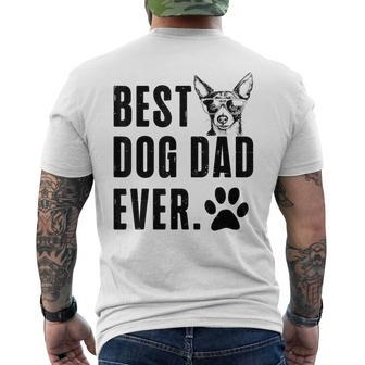 Toy Fox Terrier Daddy Dad Best Dog Dad Ever Men Men's T-shirt Back Print - Monsterry CA