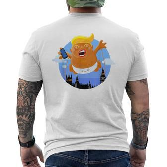 Trump Big Graphic Inflatable Baby Blimp Balloon Men's T-shirt Back Print - Monsterry AU