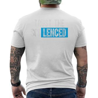 Trust The Sci Lenced Trust The Silenced Hub Vintage Men's T-shirt Back Print - Monsterry