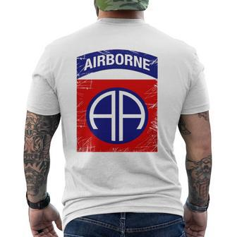 Us Army Original 82Nd Airborne Army Mens Back Print T-shirt | Mazezy