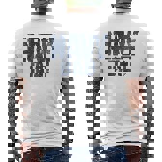 Us Navy Dad Mens Back Print T-shirt - Thegiftio UK